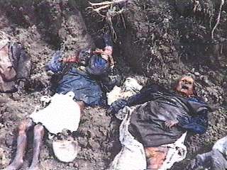 mass graves