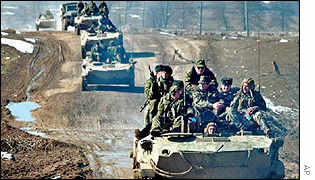 Federal troops in Chechnya