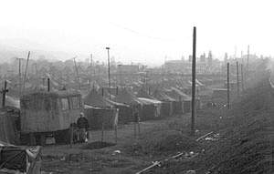 Refugee camp in Chechnya
