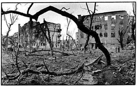 complete destruction of Grozny