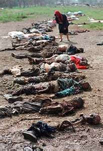 Mass graves in Chechnya